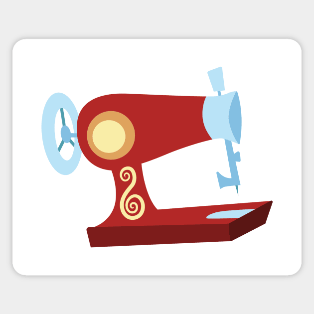 Sewing Machine Sticker by CloudyGlow